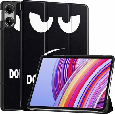 Productafbeelding van imoshion Design Trifold Bookcase voor de Xiaomi Redmi Pad Pro / POCO Pad - Don't touch