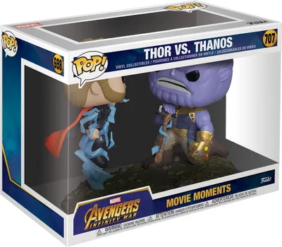 Produktbild von Marvel Avenders Infinity War - Thor Vs. Thanos 707 - Funko Pop! - Vinyl Figur