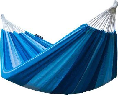 Produktbild von Potenza Outdoor Hängematte 220 x 160 cm, Belastbarkeit bis 200 kg Doppelhängematte XXL