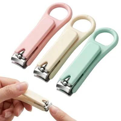 Produktbild von 3 Stück Kinder-Nagelknipser Cartoon Design Sichere Nagelpflege für Kleinkinder