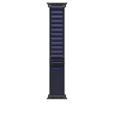 Immagine prodotto di Apple Alpine Loop blu navy (49 mm) - Medium - Titanio nero