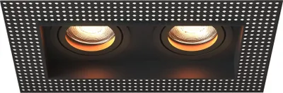 Produktbild von Ledvion LED Einbaustrahler Schwarz GU10 Fassung 3W Warmweiss dimmbar