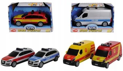 Produktbild von Dickie Toys Rettungsfahrzeug mit Licht und Sound