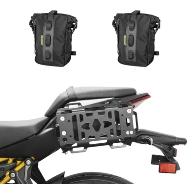Obrázek produktu pro Držák bočních brašen ZIEGER včetně sady univerzálních brašen SCHNORR, kompatibilní s motocyklem Kawasaki Z650S