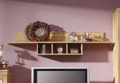Produktbild von Wandboard Ablage Bücherregal Wandregal Regal Kernbuche geölt