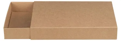 Produktbild von Schiebeschachtel, 11,5 x 15,5 x 2,5 cm, Braun, Kraftkarton - 10er Set