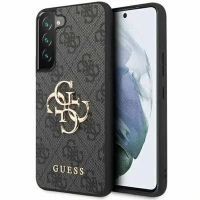 Produktbild von Guess 4G Big Metal Logo Collection Hülle Cover Samsung Galaxy S23 Grau