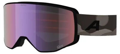 Produktbild von ALPINA VENET M Q-LITE - verspiegelte, kontrastverstärkende OTG Skibrille mit 100% UV-Schutz, für Erwachsene, COJ ox-brown matt, M