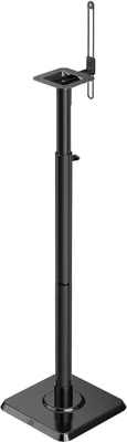 Produktbild von Lautsprecherständer - Bodenständer - Heimkinoaudio - Höhenverstellbar - Bis 108 cm - Schwarz