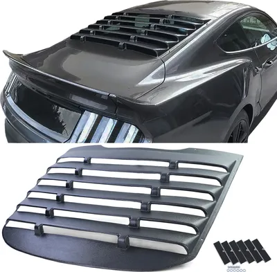 Image de Couverture de lunette arrière Jalousie Rear Louvers pour Ford Mustang Coupe 2014-2022