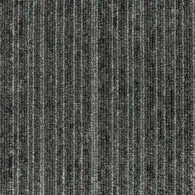 Produktbild von Teppichfliese Schlinge Astra Streifen 546 graugrün 3 mm 50x50 cm
