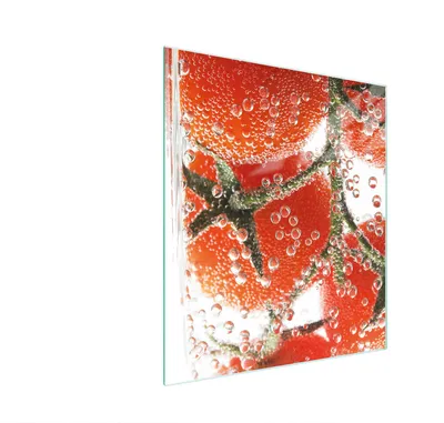 Image de Planche à découper en verre 45x52 Tomate