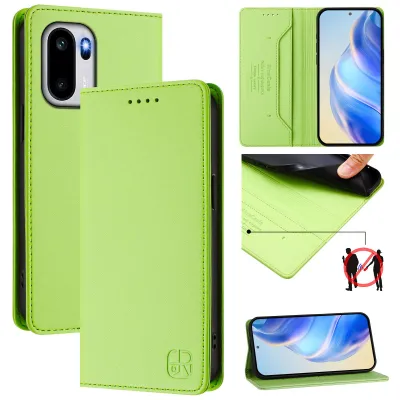 Immagine prodotto di Custodia in pelle per OnePlus Ace 6, flip case con slot per carte, portafoglio e supporto Verde