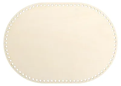 Zdjęcie produktu dla Omgoods - Drewniana podkładka do samodzielnego wykonania koszyka, 14" x 10", idealna do rękodzieła i robótek ręcznych