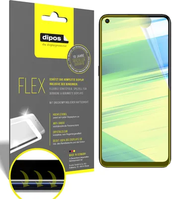 Produktbild von 3x Schutzfolie für Samsung Galaxy M40 Folie, 100% Displayabdeckung, dipos Flex