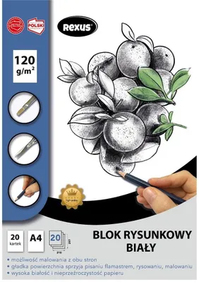 Image de Bloc-notes A4/20K blanc Premium