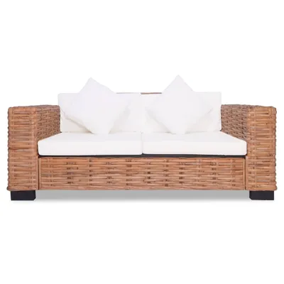 Produktbild von vidaXL 2-Sitzer-Sofa Natürliches Rattan