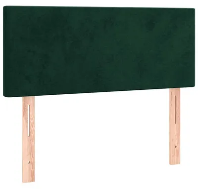 Immagine prodotto di Testiera da letto verde scuro con rivestimento in velluto