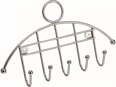 Produktbild von schlüsselhalter 5 Haken, 27x17cm Cr