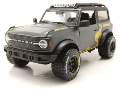 Produktbild von Maisto 32541 - Modellauto - Design Ford Bronco Badlands Toyo Tires '21 (schwarz, Maßstab 1:24)