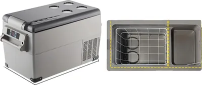 Obrázek produktu pro Mini chladnička do auta, přenosný design, duální napájení, 35 l