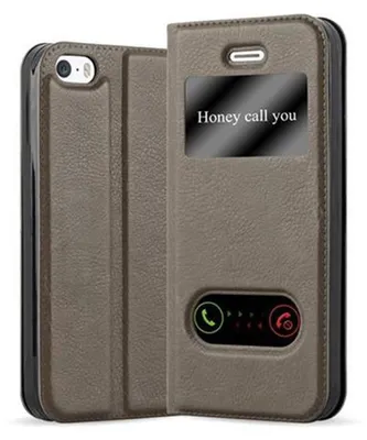 Obrázek produktu pro Cadorabo DE-110078, Apple, Apple iPhone 5 / 5S / SE 2016, Hnědá