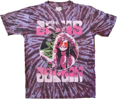 Image de Janis Joplin - T-shirt Batik pour homme/femme unie RO4607 (L) (Violet)