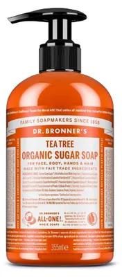 Produktbild von Dr. Bronner's - Bio-Zuckerseife Teebaum 355ml