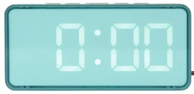 Zdjęcie produktu dla Budzik Karlsson Audaz KA6040BL, 7 cm
