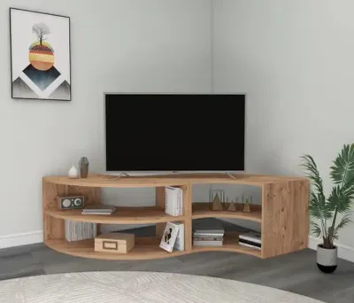 Obrázok produktu pre MELL rohový TV stolík, borovica
