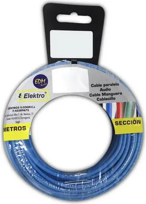 Produktbild von Flexible Kabeltrommel 6mm. blau 10mts halogenfrei
