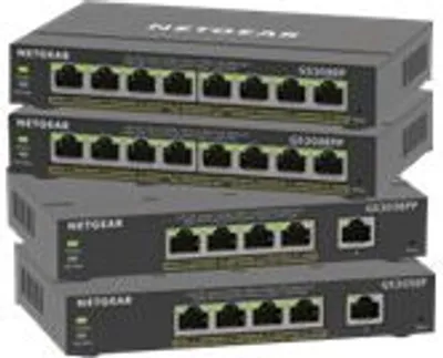 Produktbild von Netgear Plus GS305EP - Switch - Smart - 5 x 10/100/1000 (4 PoE+)