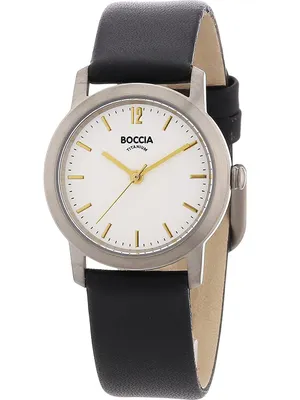 Obrázek produktu pro Boccia 3291-02 Dámské hodinky s titanovým náramkem a koženým řemínkem