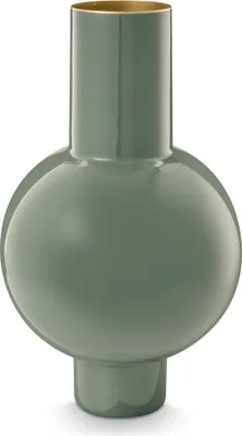 Produktbild von PIP STUDIO Vase Metall mittel grün 24x40cm