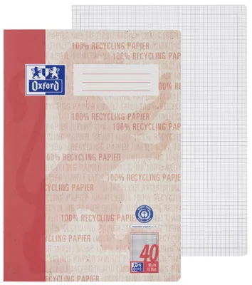 Produktbild von Oxford Schulheft "Recycling" DIN A4 16 Blatt Lineatur 40