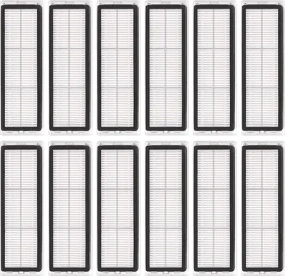 Produktbild von (12 Stück) HEPA-Filter kompatibel mit Dreametech L10s Ultra, L10s Pro, L10 Ultra, Z10 Pro, S10, S10 PRO, S10 PLUS, B101CN, 1C, W10, X10+, L10 + plus, Z10 pro, D10 PLUS, Ersatz Filter