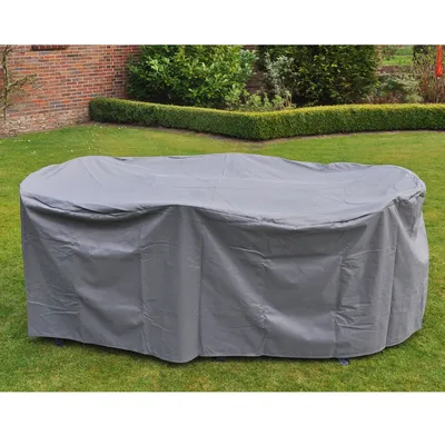 Produktbild von Schutzhülle oval 230x135x70cm Polyester 420D Abdeckung Gartentisch Sitzgruppe