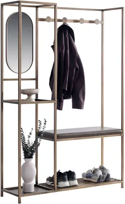 Produktbild von Moderne Kleiderstange Designer Garderobenablage Garderobenständer