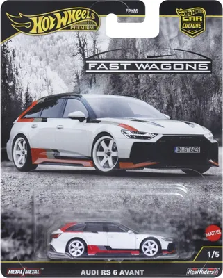 Obrázok produktu pre Hot Wheels AUDI RS6, Auto, 3 rok / roky, Plast, Kov, Biela