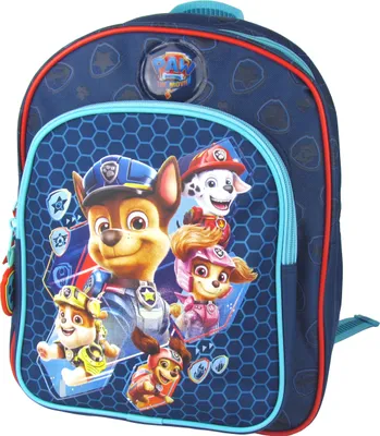 Produktbild von Paw Patrol Kinderrucksack – Kindergartenrucksack - Originales Lizenzprodukt - ca.26x31x13cm - Blau