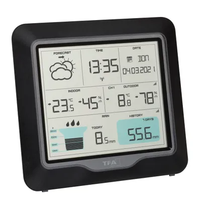 Obrázek produktu pro TFA Funk Wetterstation Rain Pro schwarz