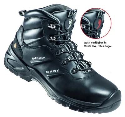 Zdjęcie produktu dla Buty ochronne Harrison rozmiar 44 czarna skóra S3 SRC ESD EN20345