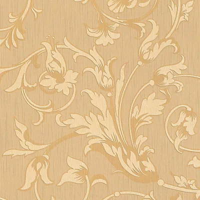 Produktbild von Profhome 956333-GU Textiloptik Tapete Blumen matt orange beige 5,33 m2