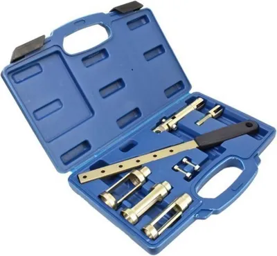 Immagine prodotto di Set universale tenditore molla sospensioni, kit montaggio smontaggio ammortizzatori, smonta molle, auto attrezzo per ammortizzatori, per valvole auto 8V 16V 24V,8 pezzi