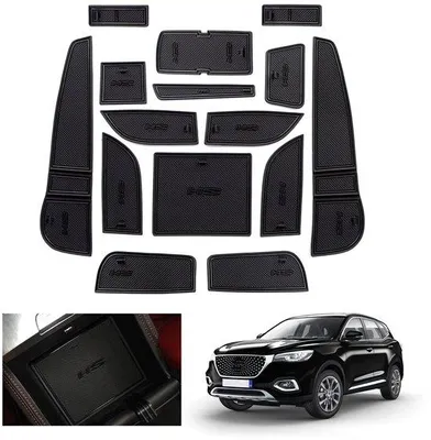 Image de Petits tapis antidérapants noirs en PVC
