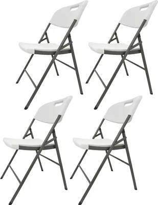 Produktbild von Klappstuhl Fritz 4er Set, 83 cm hoch, 43 cm breit, Sitzhöhe 47 cm, belastbar bis 150 kg