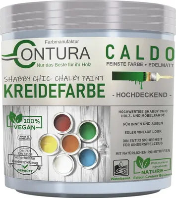 Produktbild von Contura BeGreen 250ml. Kreidefarbe Shabby Chic Möbellack - 06 Boys Blue