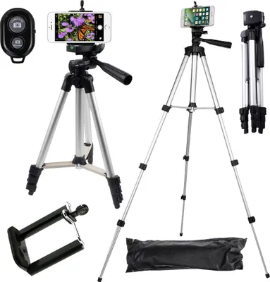 Obrázok produktu pre Statív pre fotoaparát s držiakom na mobilný telefón a diaľkovým ovládaním 100 cm DK3888