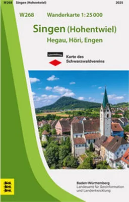Zdjęcie produktu dla Singen (Hohentwiel) 1:25 000 Mapa turystyczna