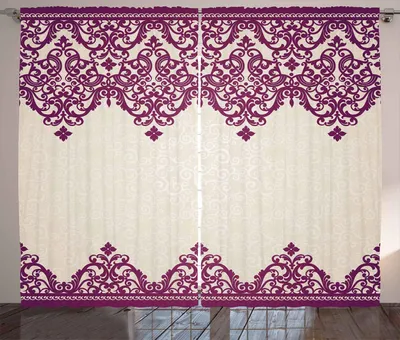 Immagine prodotto di ABAKUHAUS, tenda rustica con motivo turco, 280 x 225 cm, set da 2